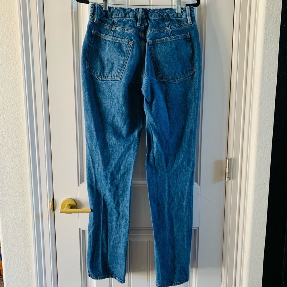 Good American Womens Good 90s Icon Jeans Straight Blue952 | Size 8/29 - Picture 8 of 8